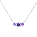 Sterling Silver Amethyst Necklace