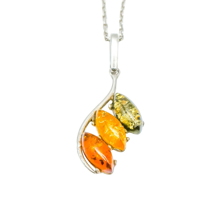 Sterling Silver Baltic Amber Pendant