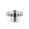 Sterling Silver Black Onyx Ring Size 7