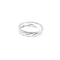 Sterling Silver Twist Ring Size 7