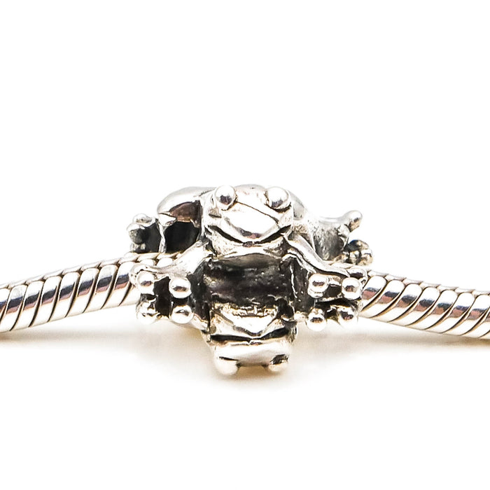 Sterling Silver Two Frogs Charm Marked 925 BG