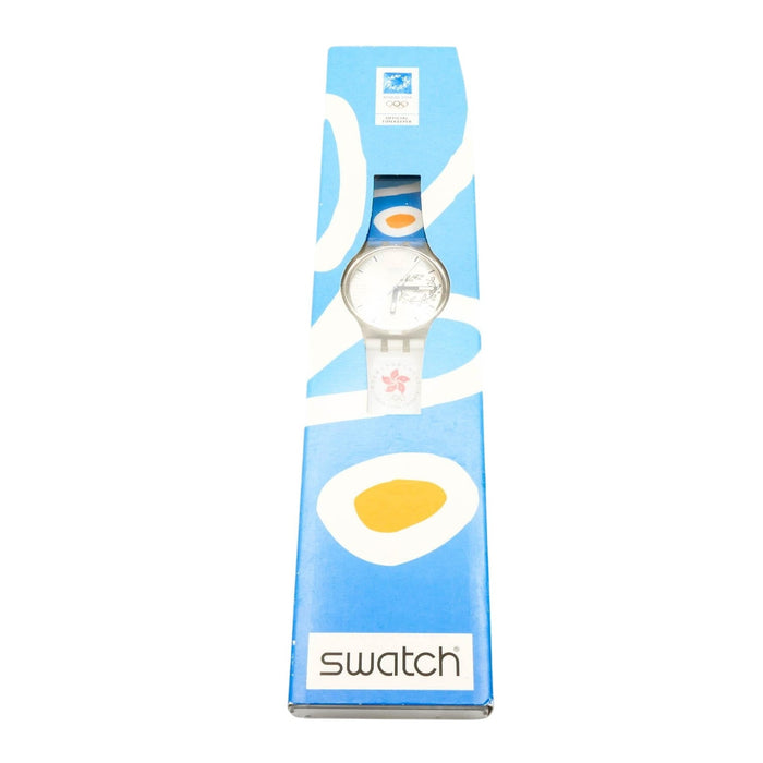 Swatch Gent XL Olympia Special NOC Hong Kong Watch SUDK106Z New in Box