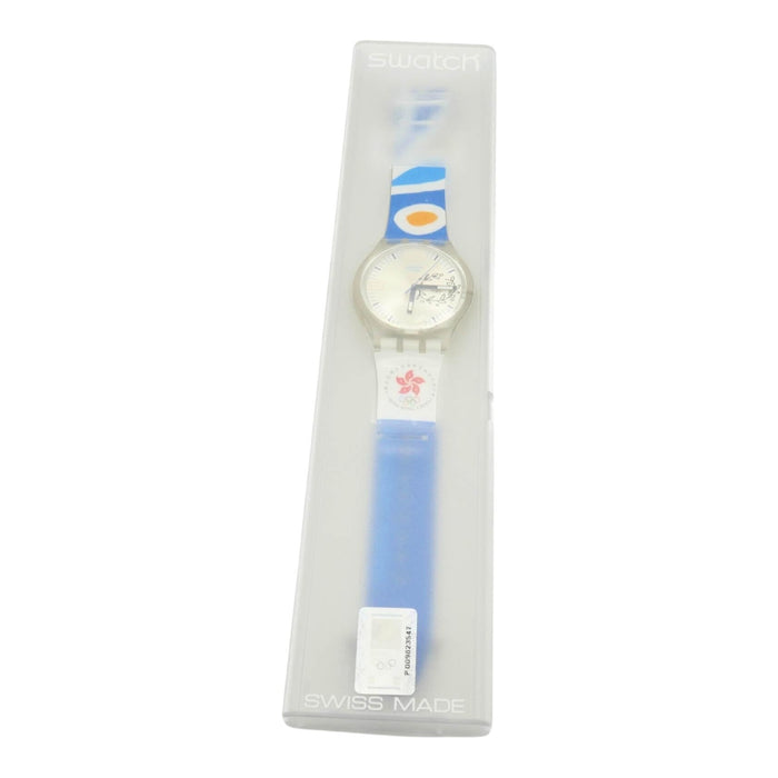 Swatch Gent XL Olympia Special NOC Hong Kong Watch SUDK106Z New in Box