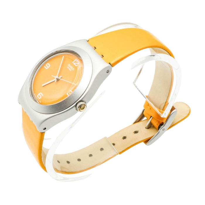 Swatch Irony Medium Falling Star Orange Watch YLS1013
