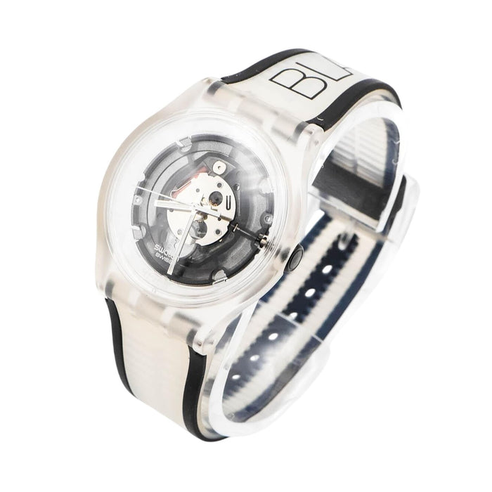 Swatch Jelly In Jelly Black Vibration Watch SUJK105