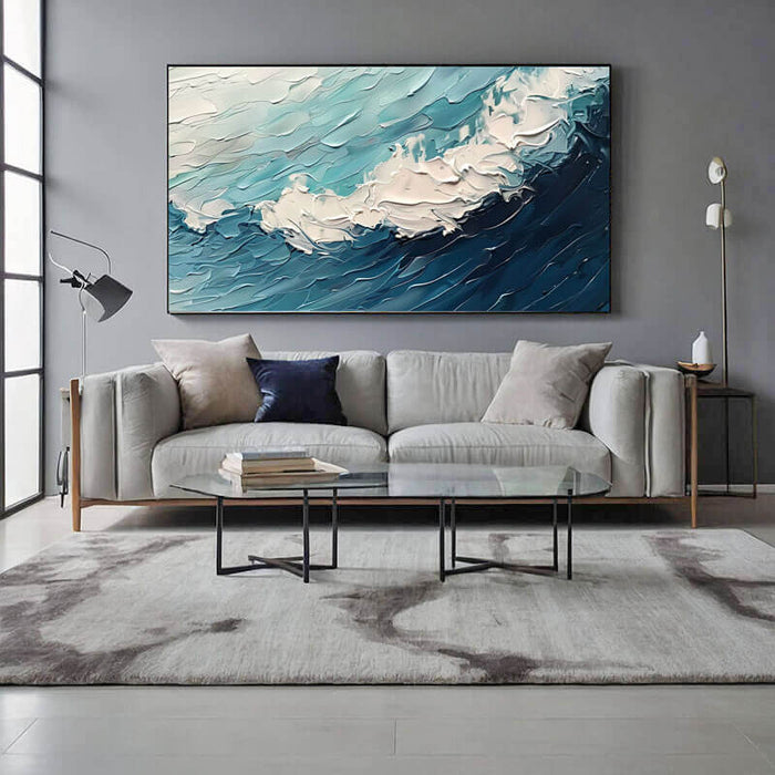 Symphony of the Sea - Large Seascape Wall Art - Hues Art Lab