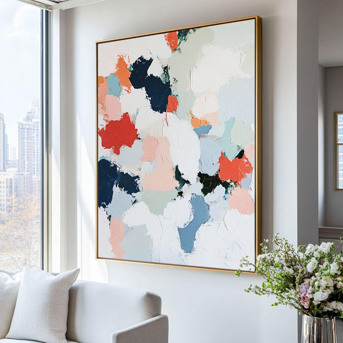 Colorful Canvas Art Painting - Synergy - Hues Art Lab