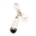 Thomas Sabo Ballerina Shoe And Pearl Sterling Silver Charm Pendant 0765-258-14