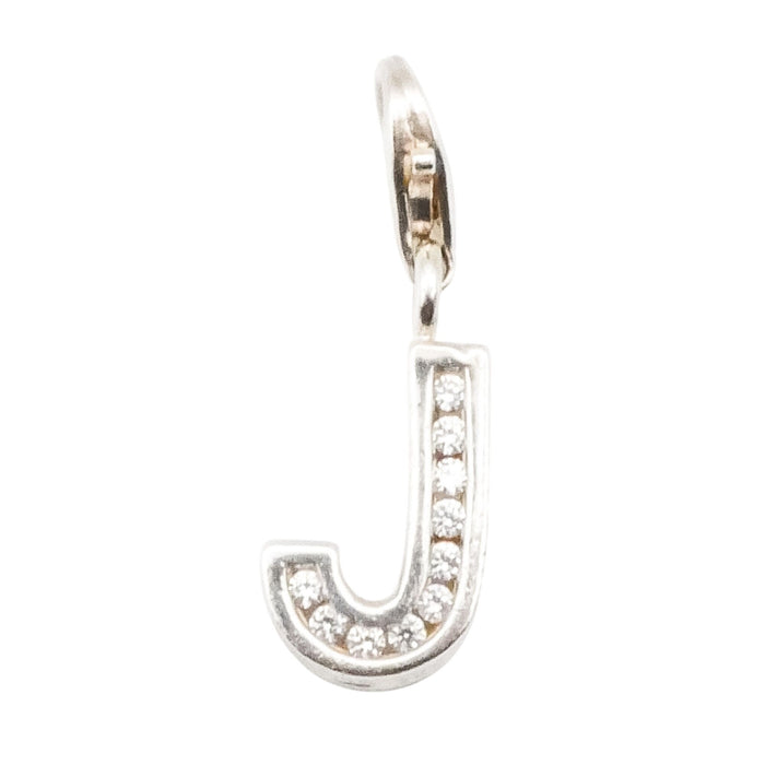 Thomas Sabo Charm Club Letter J Sterling Silver Charm Pendant