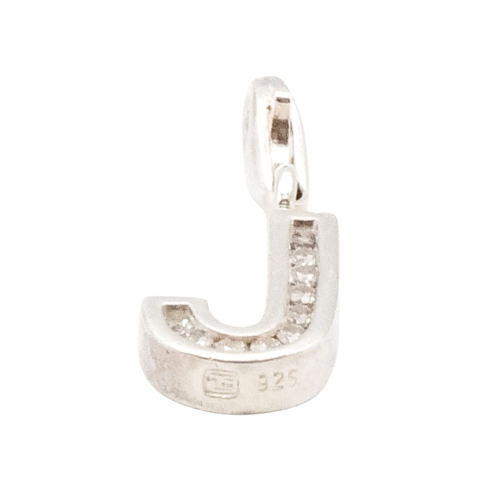 Thomas Sabo Charm Club Letter J Sterling Silver Charm Pendant