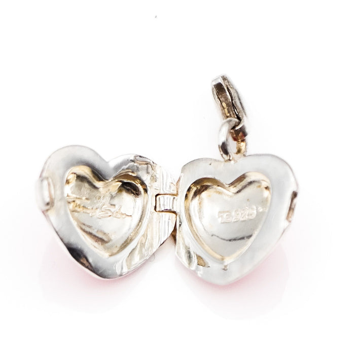 Thomas Sabo Red Heart Locket Sterling Silver Charm Pendant