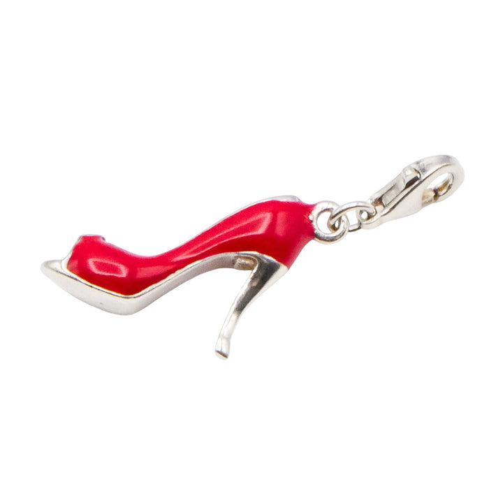 Thomas Sabo Red High Heel Sterling Silver Charm