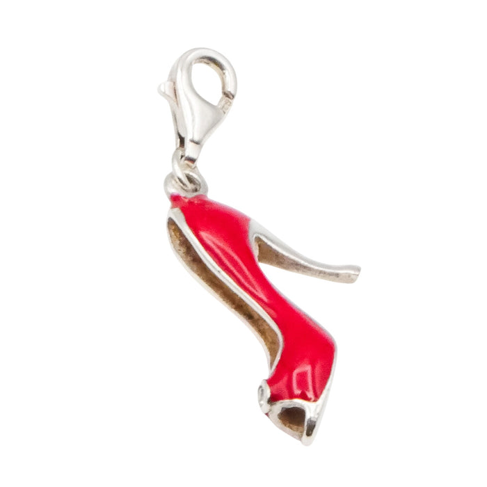 Thomas Sabo Red High Heel Sterling Silver Charm