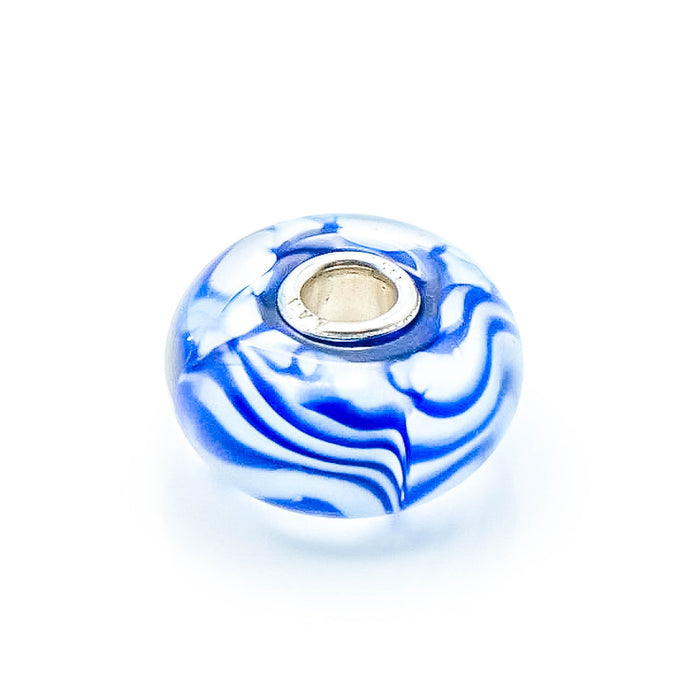 TROLLBEADS Arctic Stripes Bead Sterling Silver Charm