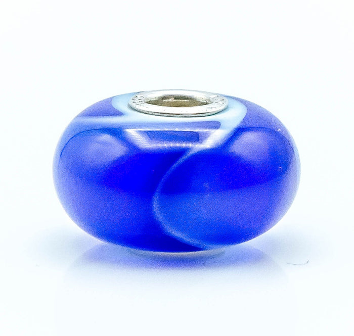 TROLLBEADS Blue Armadillo Bead Sterling Silver Charm