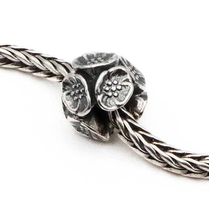 TROLLBEADS Cherry Blossom Sterling Silver Bead