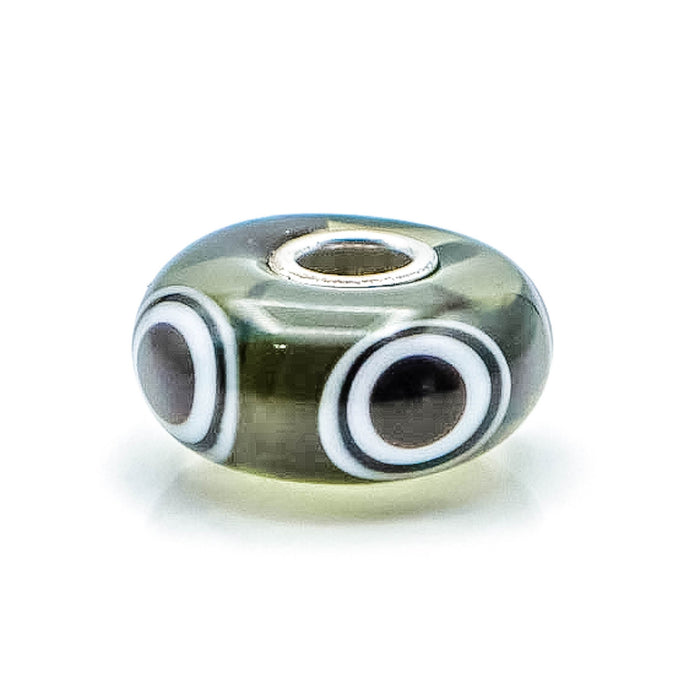 TROLLBEADS Eye Glass Bead Sterling Silver Core Charm