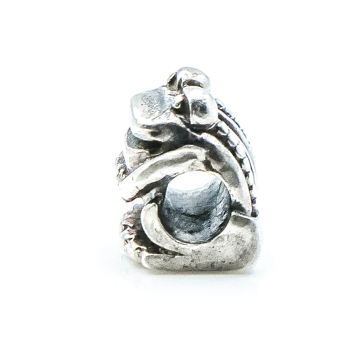 TROLLBEADS Frog Bead Sterling Silver Charm by Designer Søren Nielsen