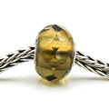 TROLLBEADS Grey Prism Glass Bead Sterling Silver Core Charm