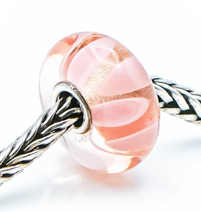 TROLLBEADS Pastel Shadow Bead Sterling Silver Charm