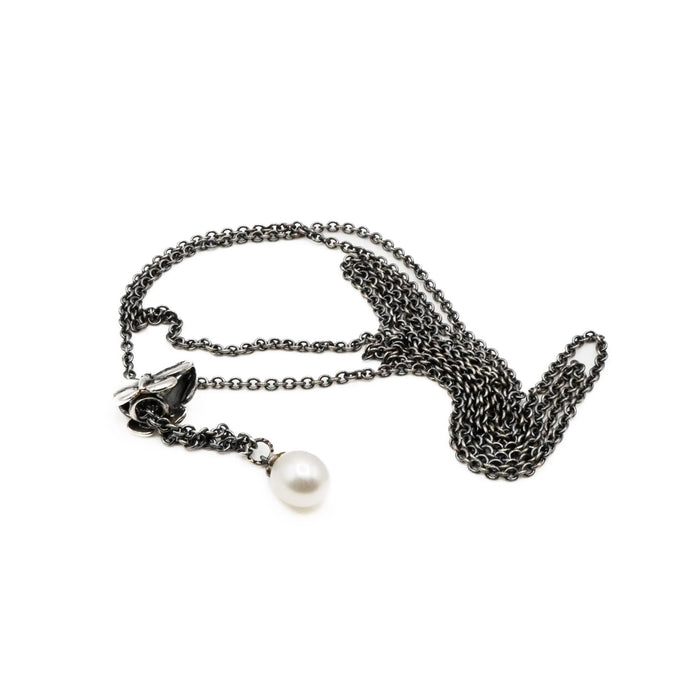 TROLLBEADS Fantasy Freshwater Pearl And Butterfly Pendant Necklace 39 Inches