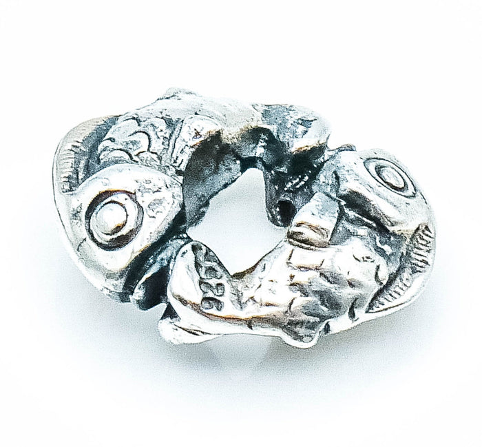 TROLLBEADS Happy Fish Bead Sterling Silver Charm