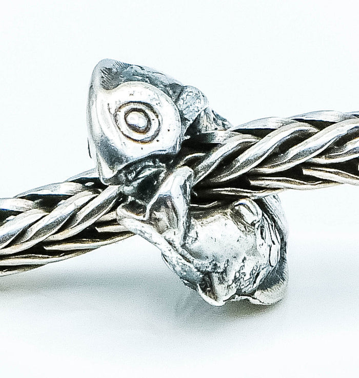 TROLLBEADS Happy Fish Bead Sterling Silver Charm