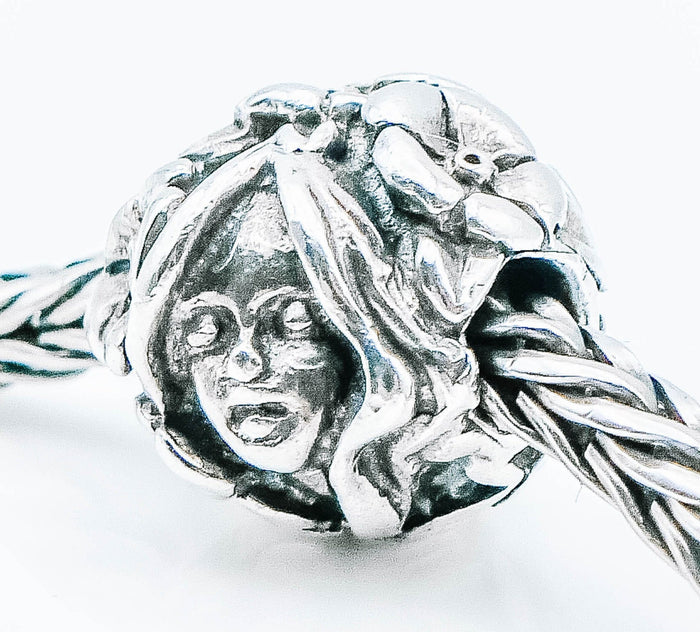 TROLLBEADS RARE Thumbelina Bead Sterling Silver Charm