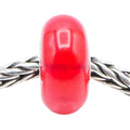 Trollbeads Red Stripe Murano Glass Bead Charm