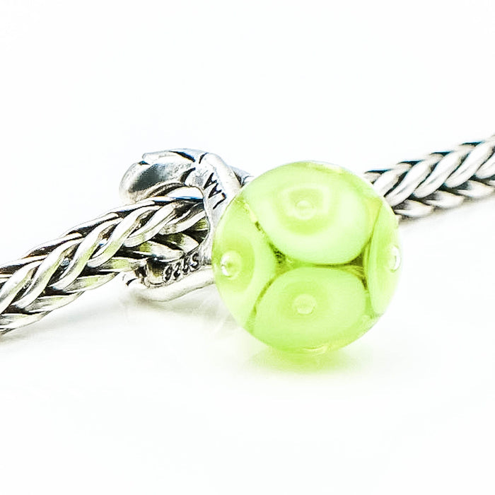 TROLLBEADS Spring Bead Sterling Silver Glass Bead Charm