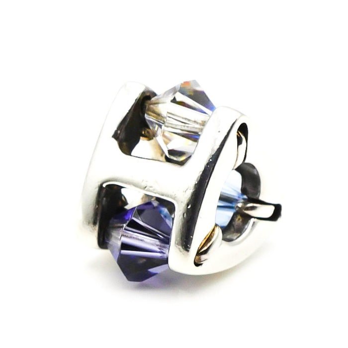 TROLLBEADS Summer Jewel Bead, Small Sterling Silver Charm