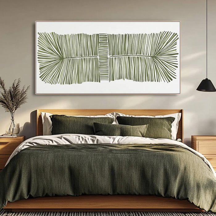 Veins of the Forest gallery view of linear forest wall art