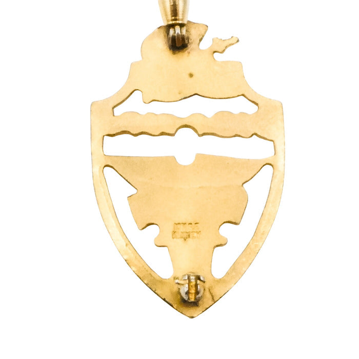 Vintage 50th Anniversary Commemorative West Point Class of 1924 10K GF Lapel Pin