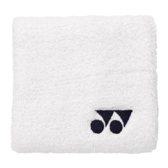 Yonex Corner Logo Tennis Wristband - White