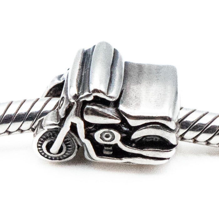 ZABLE Motorcycle Bead Sterling Silver Charm