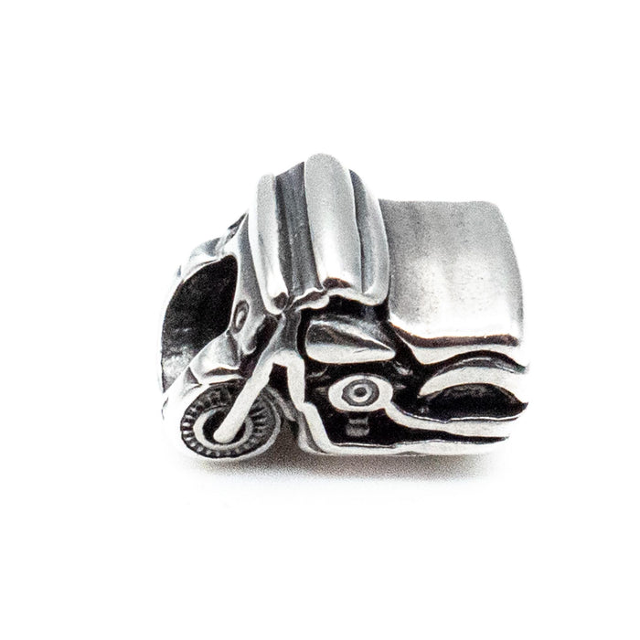 ZABLE Motorcycle Bead Sterling Silver Charm